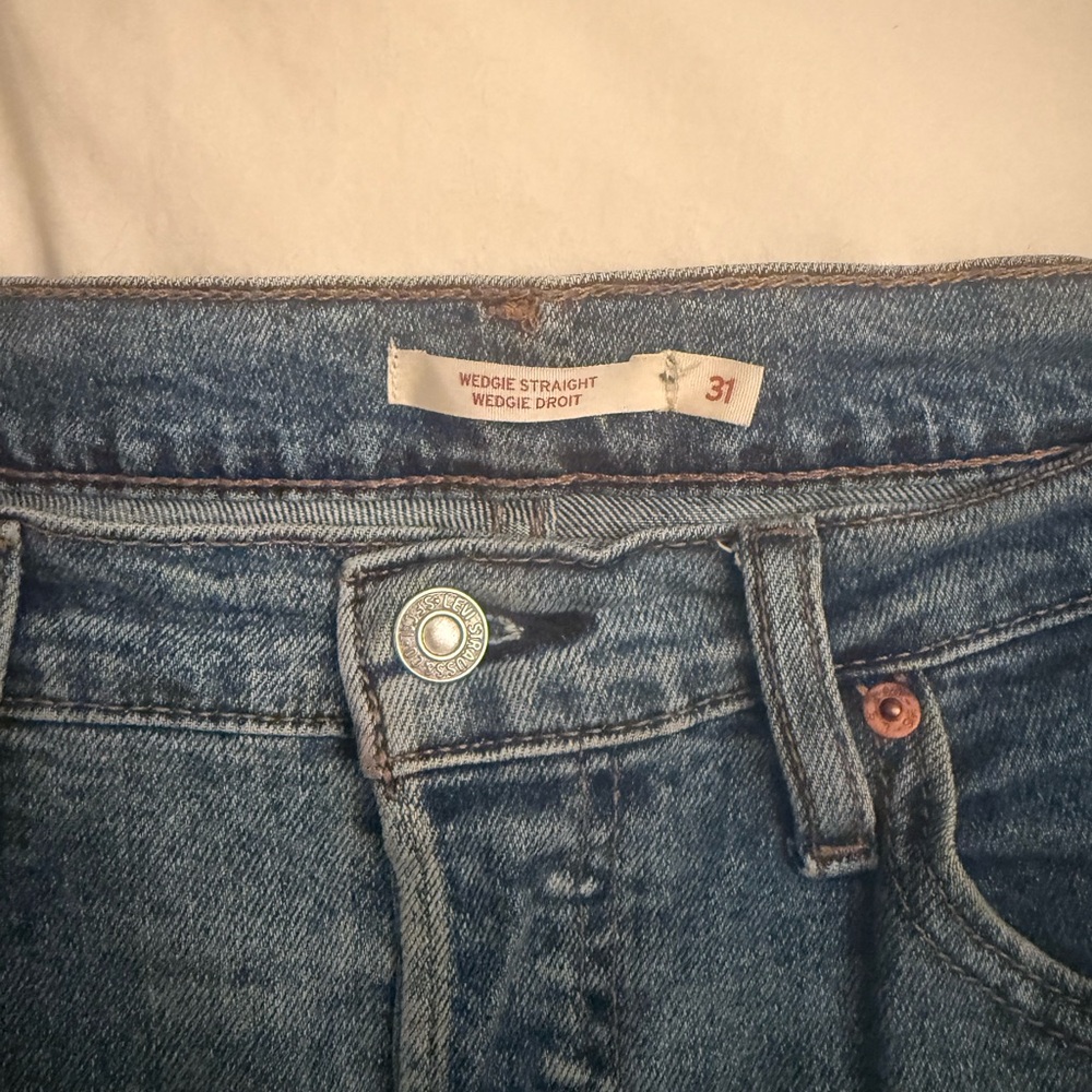 Levi's Classic Blue Straight Leg Jeans